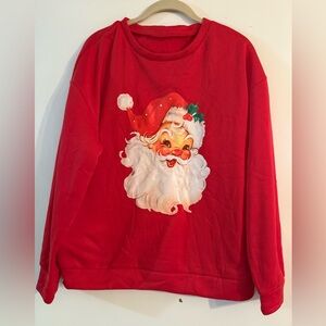 Red Santa Claus Sweatshirt